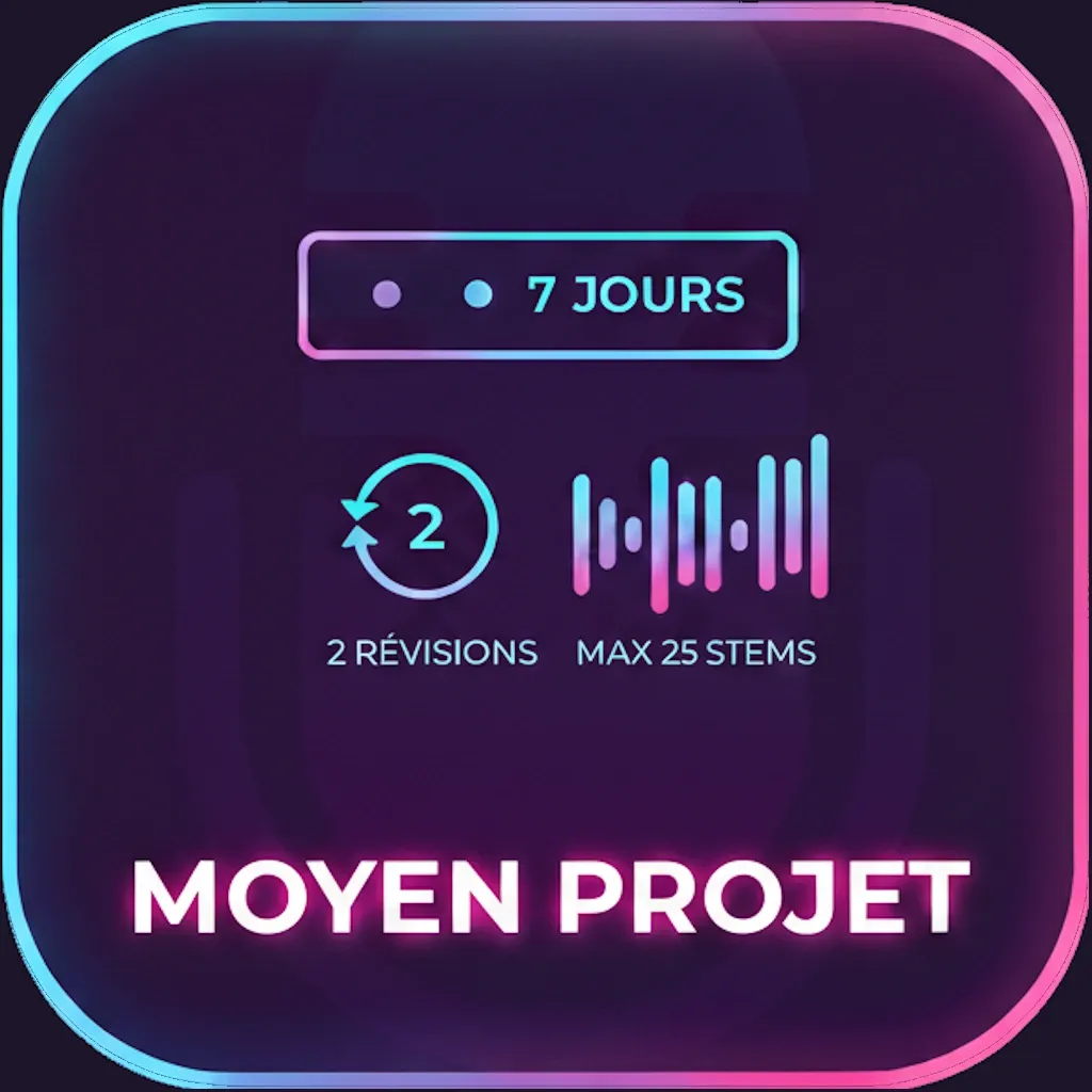 Mixage & Mastering - Projet Moyen
